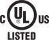 UL Listed (C)(US)